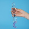 「魔法少女の杖」グラス透明アナルプラグ